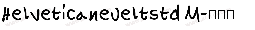 Helveticaneueltstd M字体转换
